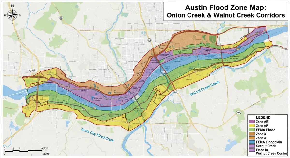 How Austin's Expanding Flood Zones Are Hitting Homeowners' Insurance and Mortgages