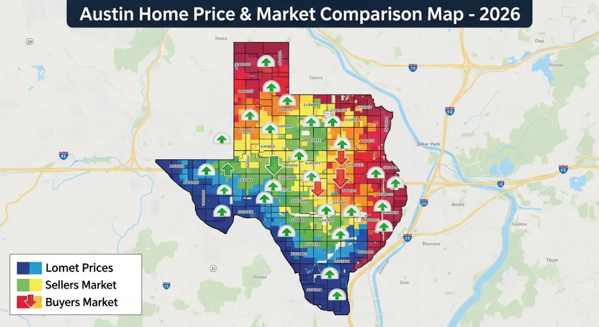 Where Austin Home Prices Are Rising and Falling in 2026