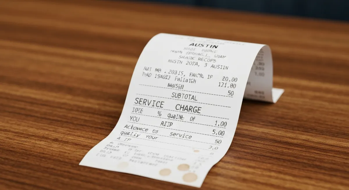 What Are Austin Restaurant Service Charges and Do You Still Need to Tip
