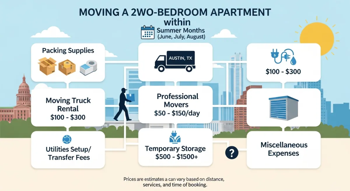 A Realistic Cost Breakdown for Moving Within Austin This Summer