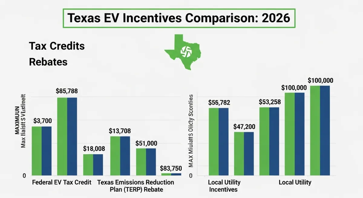 What EV Tax Credits and Rebates Are Actually Available in Texas in 2026