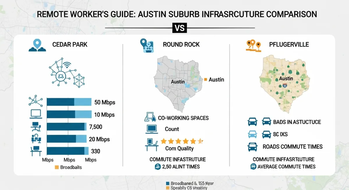 Best Austin Suburbs for Remote Workers Kyle Pflugerville Leander