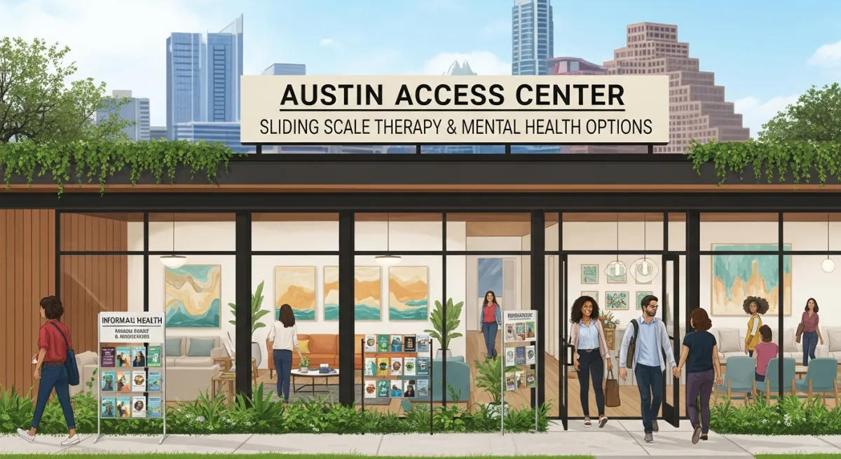 Sliding scale therapy Austin mental health options access center