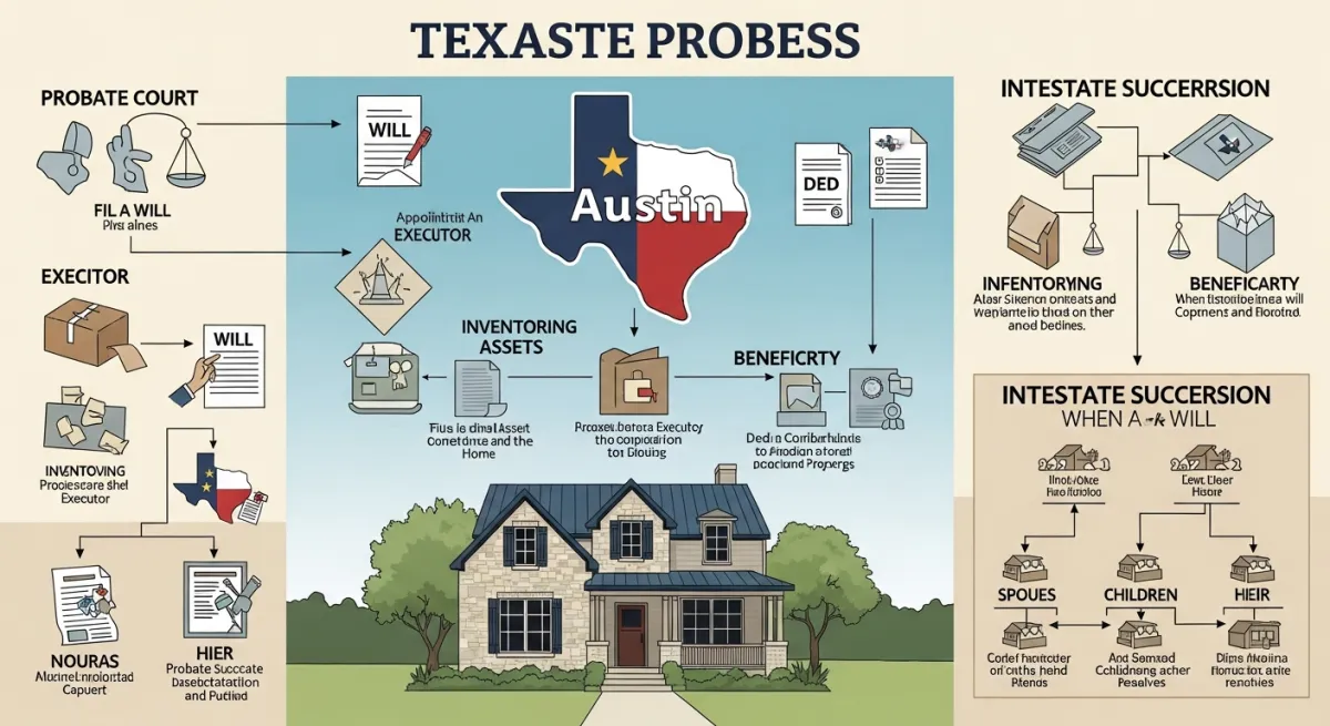 What Happens to Your Austin Home If You Die Without a Will in Texas