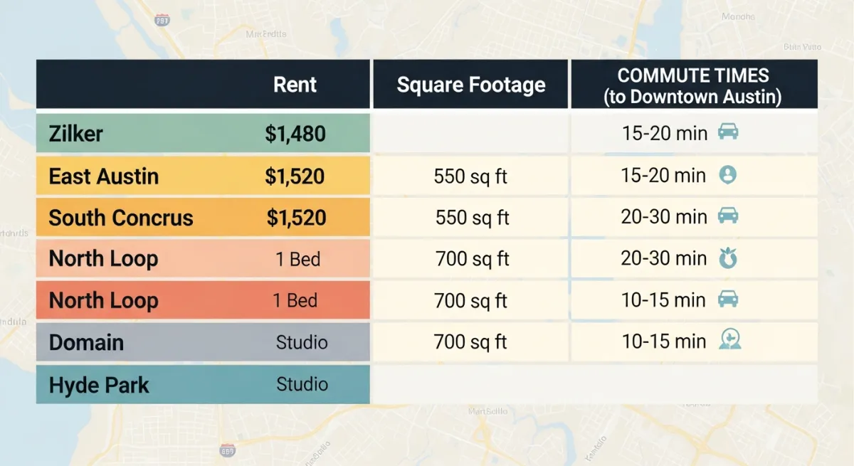 What a $1,500 a Month Budget Actually Rents You Across Austin Right Now
